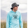 image:imageVortex Mens Sun Slayer Hoodies  UPF 50 MoistureWicking Stretch FabricFlats Blue