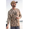 image:imageVortex Mens Sun Slayer Hoodies  UPF 50 MoistureWicking Stretch FabricWaterfowl Camo