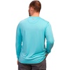 image:imageVortex Mens Sun Slayer Long Sleeve Shirts  UPF 50 Sun Protection Moisture Wicking Stretch FabricFlats Blue