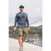 image:imageVortex Mens Sun Slayer Long Sleeve Shirts  UPF 50 Sun Protection Moisture Wicking Stretch FabricTurbulence