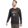 image:imageVortex Mens Three Peaks Long Sleeve TShirtsCharcoal Heather