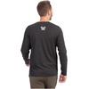 image:imageVortex Mens Three Peaks Long Sleeve TShirtsCharcoal Heather