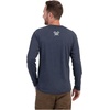 image:imageVortex Mens Three Peaks Long Sleeve TShirtsNavy Heather