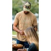 image:imageVortex Mens Three Peaks Short Sleeve ShirtsCoyote Heather