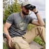 image:imageVortex Mens Three Peaks Short Sleeve ShirtsDark Olive Heather