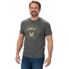 image:imageVortex Mens Three Peaks Short Sleeve ShirtsDark Olive Heather