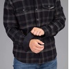 image:imageVortex Mens Timber Rush Flannel Shirts  Mechanical Stretch Moisture Wicking Underarm GussetBlack