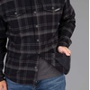 image:imageVortex Mens Timber Rush Flannel Shirts  Mechanical Stretch Moisture Wicking Underarm GussetBlack