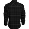 image:imageVortex Mens Timber Rush Flannel Shirts  Mechanical Stretch Moisture Wicking Underarm GussetBlack