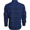 image:imageVortex Mens Timber Rush Flannel Shirts  Mechanical Stretch Moisture Wicking Underarm GussetBlue Jay