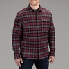 image:imageVortex Mens Timber Rush Flannel Shirts  Mechanical Stretch Moisture Wicking Underarm GussetBurgundy