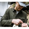 image:imageVortex Mens Trail Call Tech Flannel Shirts  Mechanical Stretch Moisture Wicking Underarm GussetBeluga