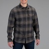 image:imageVortex Mens Trail Call Tech Flannel Shirts  Mechanical Stretch Moisture Wicking Underarm GussetShadow