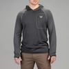 image:imageVortex Mens Weekend Rucker Hooded Long Sleeve Shirts  Moisture Wicking UPF Sun Protection Stain Release TechnologyCharcoal