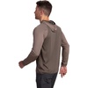 image:imageVortex Mens Weekend Rucker Hooded Long Sleeve Shirts  Moisture Wicking UPF Sun Protection Stain Release TechnologyPeat
