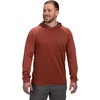 image:imageVortex Mens Weekend Rucker Hooded Long Sleeve Shirts  Moisture Wicking UPF Sun Protection Stain Release TechnologySequioa Heather