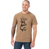 image:imageVortex Mens Wild Reveal Short Sleeve TShirtsCoyote Heather