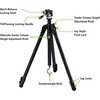 image:imageVortex Optics High Country II Tripod Kit  Aluminum Tripod 2Way Pan Head 22 lb Max Load Rubber Feet  Unlimited Unconditional Warranty