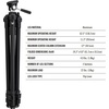 image:imageVortex Optics High Country II Tripod Kit  Aluminum Tripod 2Way Pan Head 22 lb Max Load Rubber Feet  Unlimited Unconditional Warranty