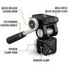 image:imageVortex Optics Pro Car Window Mount  Use with Binoculars amp Spotting Scopes