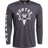 image:imageVortex Mens Antler Envy Long Sleeve TShirtsCharcoal