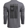 image:imageVortex Mens Salute Long Sleeve TShirtsTitanium Heather