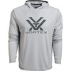 image:imageVortex Mens Sun Slayer Hoodies  UPF 50 MoistureWicking Stretch FabricCool Grey