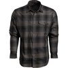 image:imageVortex Mens Trail Call Tech Flannel Shirts  Mechanical Stretch Moisture Wicking Underarm GussetShadow