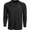 image:imageVortex Mens Weekend Rucker Long Sleeve Shirts  Moisture Wicking UPF Sun Protection Stain Release TechnologyBlack