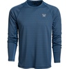 image:imageVortex Mens Weekend Rucker Long Sleeve Shirts  Moisture Wicking UPF Sun Protection Stain Release TechnologyDark Blue