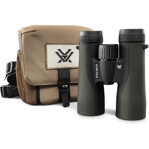 image:imageVortex Crossfire HD 10x42 Binoculars Mossy Oak Bottomland  HD Optics Tripod Adaptable Waterproof Fogproof Shockproof Included GlassPak Harness  Unlimited Unconditional WarrantyGreen