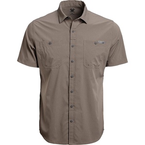 image:imageVortex Mens Alpine Cove Short Sleeve Shirts  UPF Sun Protection Moisture Wicking Quick Dry Temperature Regulating FabricMorel