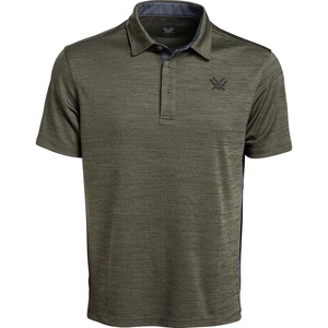 image:imageVortex Mens Escape Velocity Polo Shirts  Moisture Wicking UPF Protection Quick Dry Stain Release Coolmax FabricForest Night