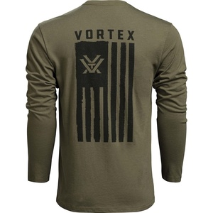 image:imageVortex Mens Salute Long Sleeve TShirtsMilitary Heather