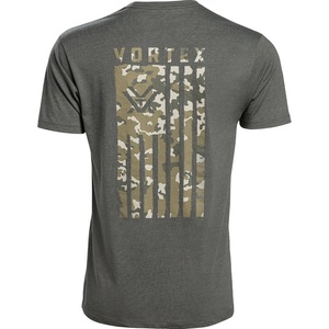 image:imageVortex Mens Salute Short Sleeve TShirtsDark Olive Heather