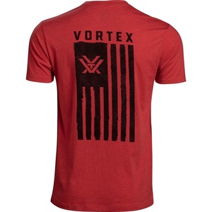 image:imageVortex Mens Salute Short Sleeve TShirtsRed Heather