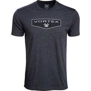 image:imageVortex Mens Shield Short Sleeve TShirtsCharcoal Heather