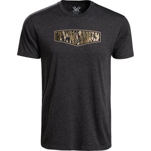 image:imageVortex Mens Shield Short Sleeve TShirtsMossy Oak Bottomland Camo Charcoal Heather