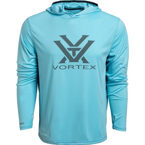 image:imageVortex Mens Sun Slayer Hoodies  UPF 50 MoistureWicking Stretch FabricFlats Blue