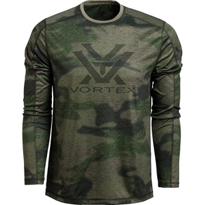 image:imageVortex Mens Sun Slayer Long Sleeve Shirts  UPF 50 Sun Protection Moisture Wicking Stretch FabricForest Camo