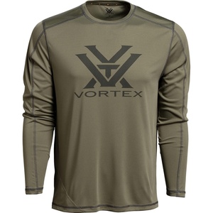 image:imageVortex Mens Sun Slayer Long Sleeve Shirts  UPF 50 Sun Protection Moisture Wicking Stretch FabricLichen