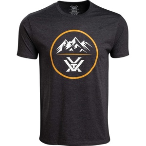 image:imageVortex Mens Three Peaks Short Sleeve ShirtsCharcoal Heather