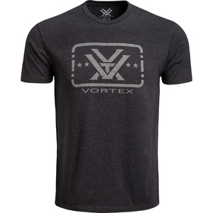 image:imageVortex Mens Trigger Press Short Sleeve TShirtsCharcoal Heather