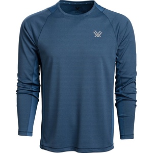 image:imageVortex Mens Weekend Rucker Long Sleeve Shirts  Moisture Wicking UPF Sun Protection Stain Release TechnologyDark Blue