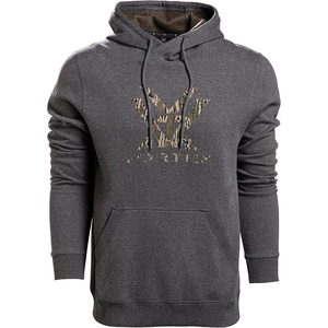 image:imageVortex x Mossy Oak Mens Core Logo Comfort HoodiesCharcoal Heather