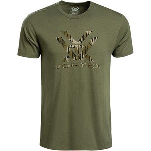 image:imageVortex x Mossy Oak Mens Core Logo Short Sleeve TShirtsMilitary Heather