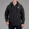 image:imageVortex Mens Full Zip Comfort HoodieCharcoal Heather