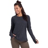image:imageVortex Womens Active Casual Fall Cozy Knit Baselayer Thumbholes Front Country Thermal PulloverNavy