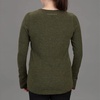 image:imageVortex Womens Active Casual Fall Cozy Knit Baselayer Thumbholes Front Country Thermal PulloverOlive