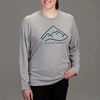 image:imageVortex Womens Alpine Line Long Sleeve ShirtsGray Heather